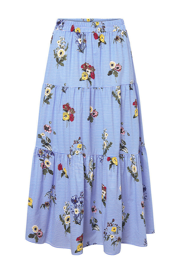 HUNKØN Emma Skirt Skirts Blue Hawaii