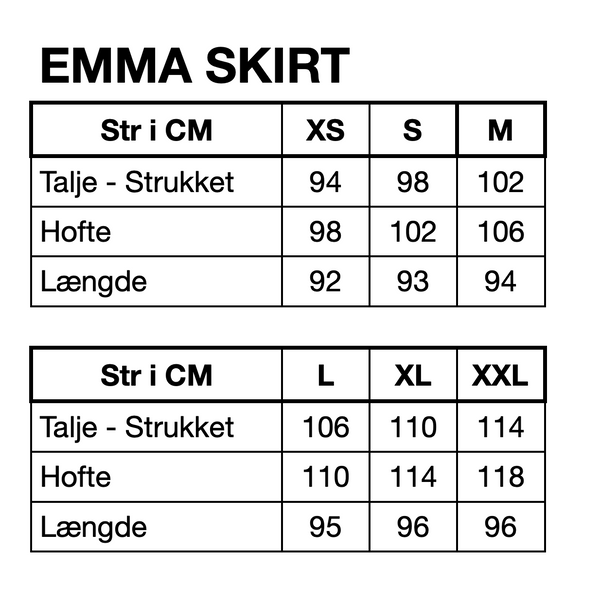HUNKØN Emma Skirt Skirts Red Hawaii