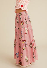 HUNKØN Emma Skirt Skirts Red Hawaii