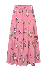 HUNKØN Emma Skirt Skirts Red Hawaii