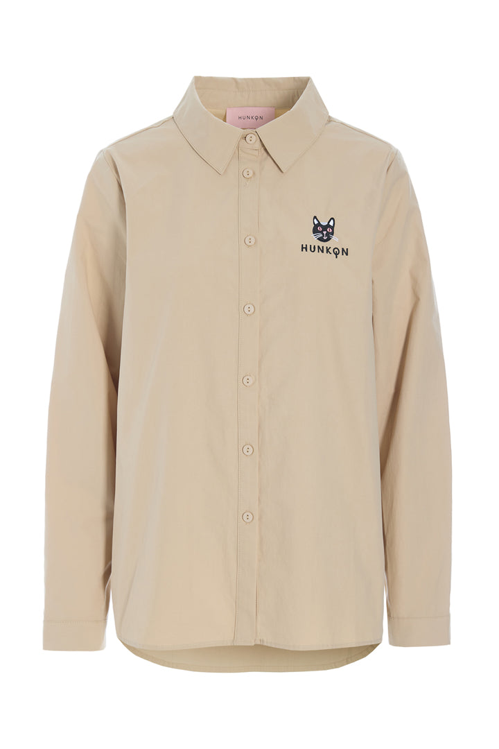 HUNKØN Esme Shirt Shirts Beige