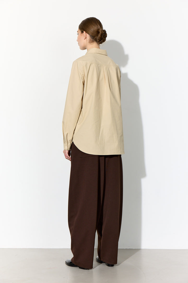 HUNKØN Esme Shirt Shirts Beige