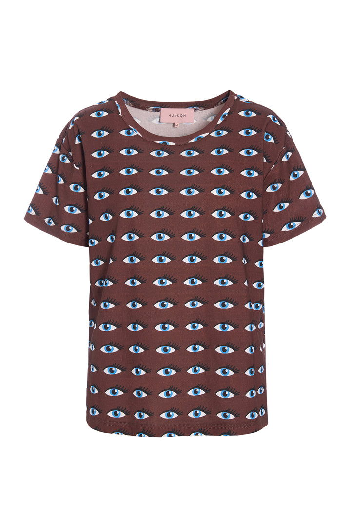 HUNKØN Eyes T-shirt T-shirts Look at me Art Print