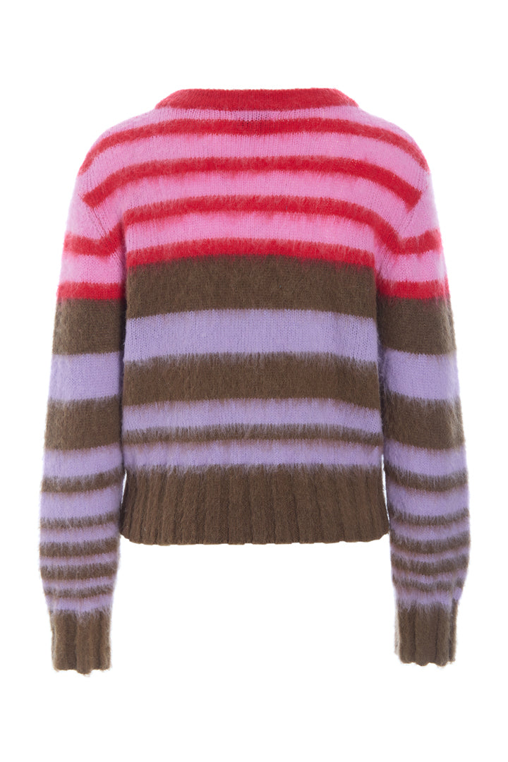 HUNKØN Farah Knit Blouse Blouses Cocoa Rib