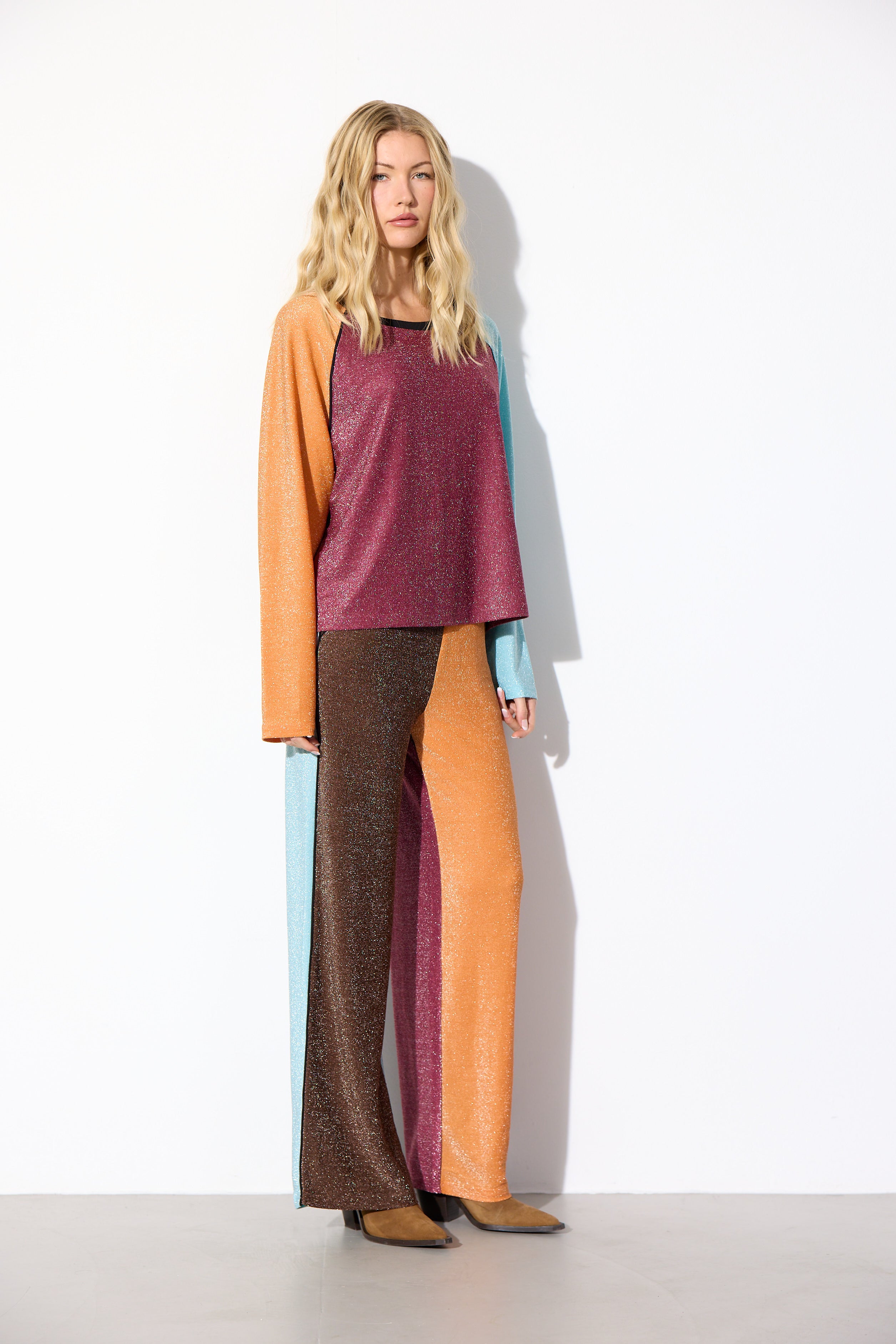 HUNKØN Fatima Trousers Trousers Mixed Glitter