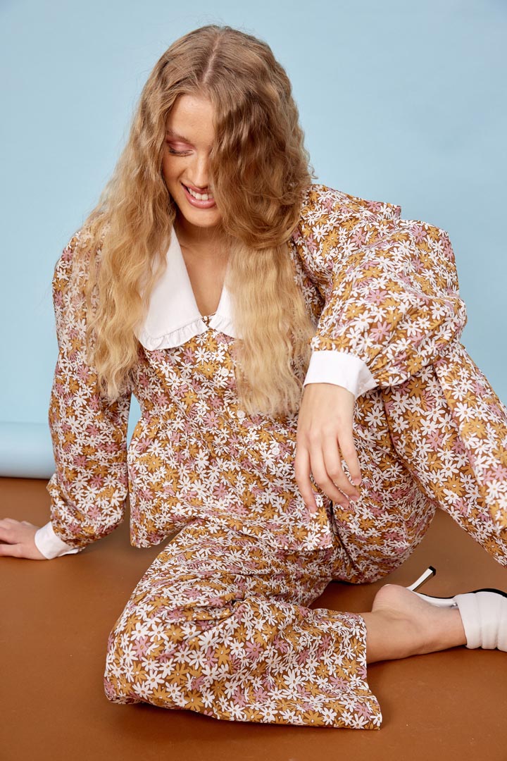 HUNKØN Fleur Trousers Trousers Floral