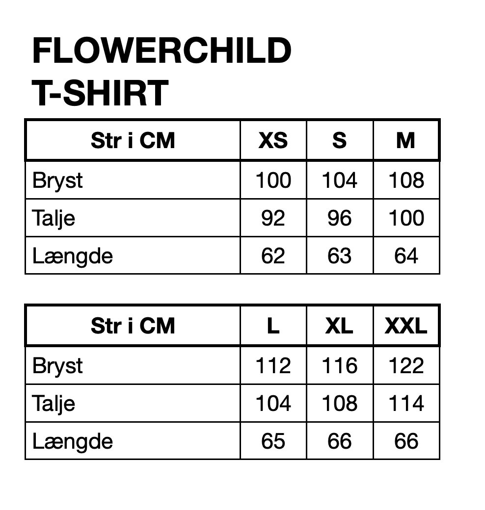 HUNKØN Flowerchild T-shirt T-shirts White