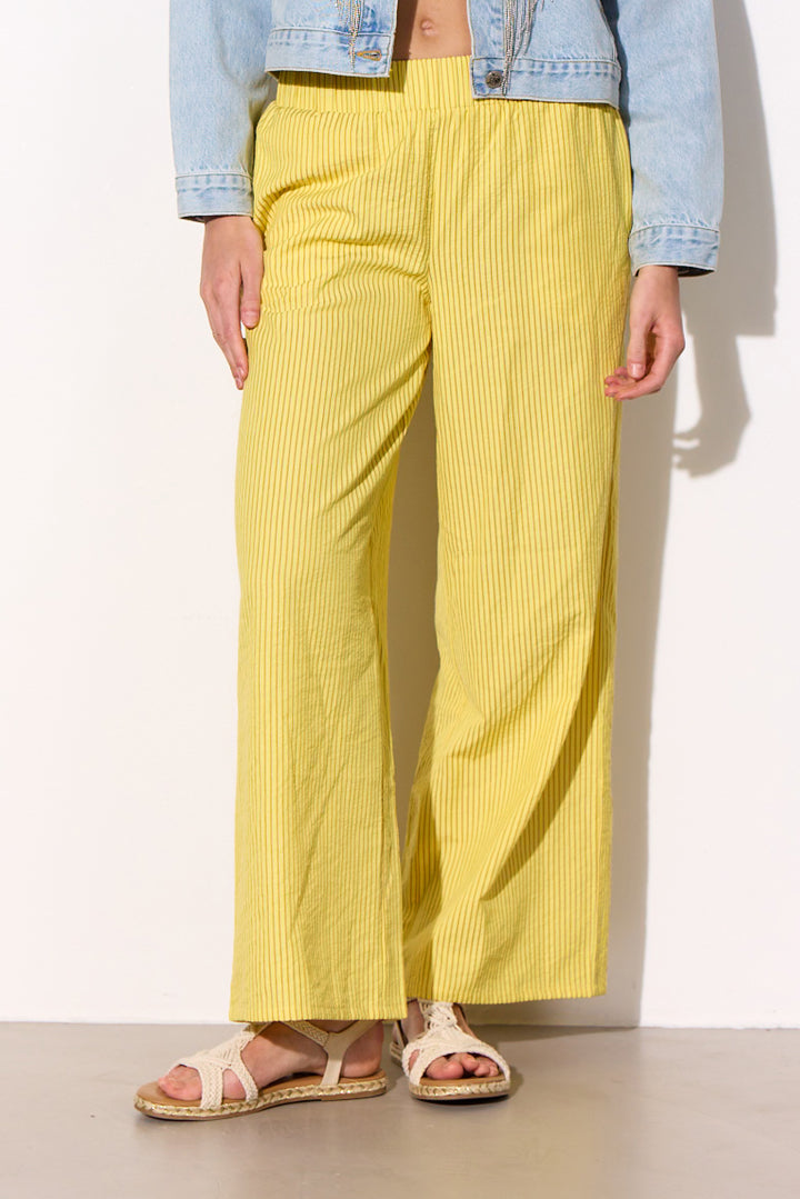 HUNKØN Gudrun Trousers Trousers Yellow