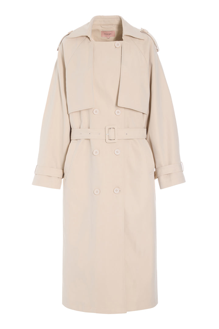 HUNKØN Gunilla Trenchcoat Coats Cream