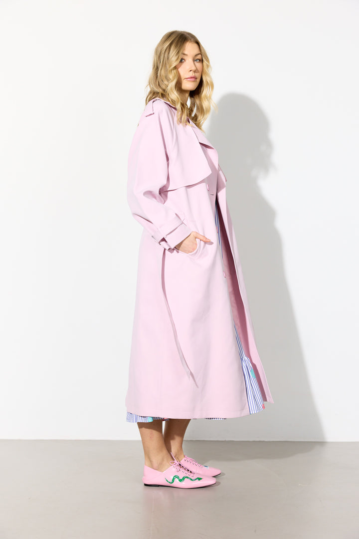 HUNKØN Gunilla Trenchcoat Coats Rose