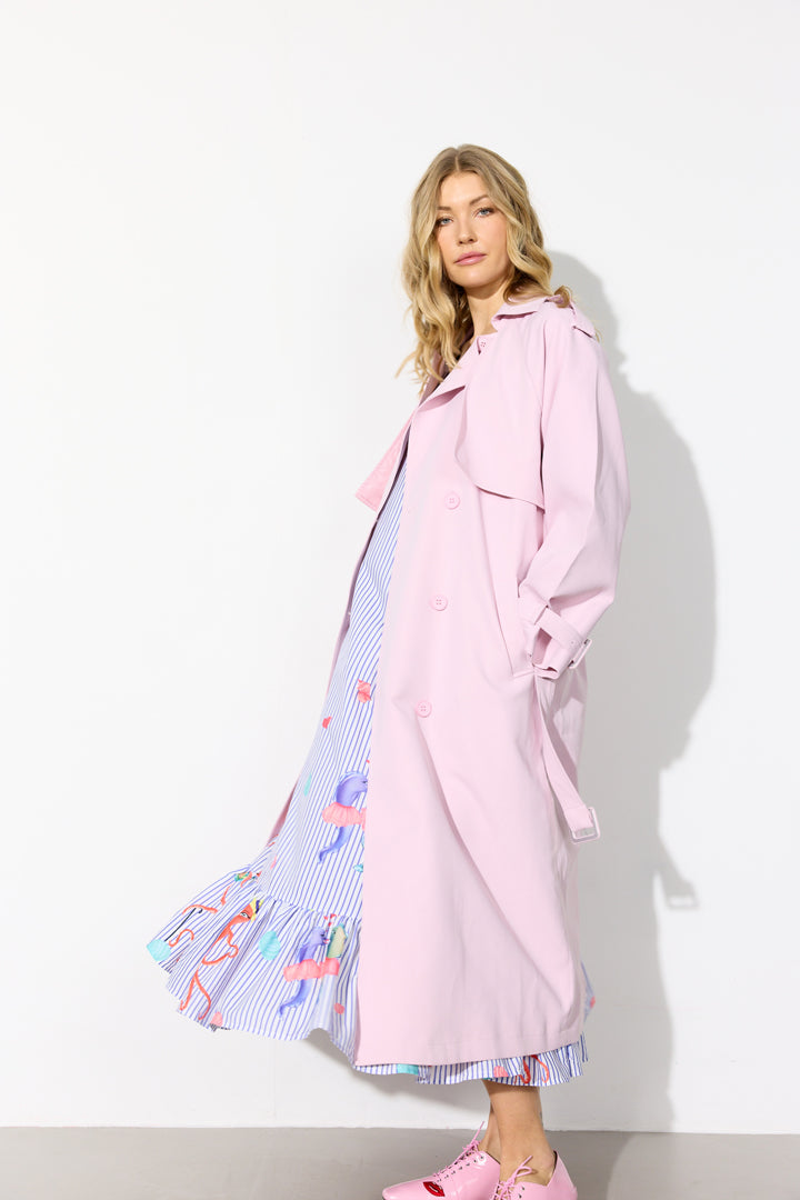 HUNKØN Gunilla Trenchcoat Coats Rose