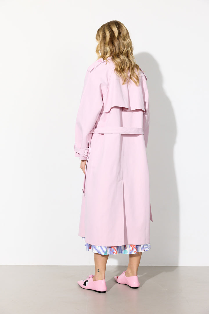 HUNKØN Gunilla Trenchcoat Coats Rose