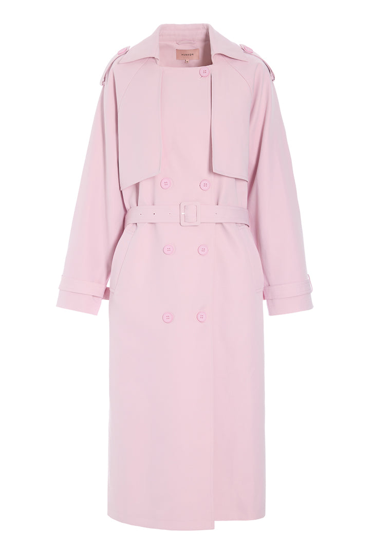 HUNKØN Gunilla Trenchcoat Coats Rose
