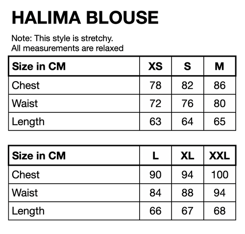 HUNKØN Halima Blouse Blouses Green Striped