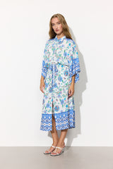 HUNKØN Helene Kimono Kimonos Blue