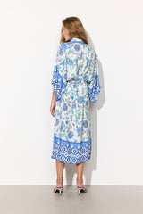 HUNKØN Helene Kimono Kimonos Blue