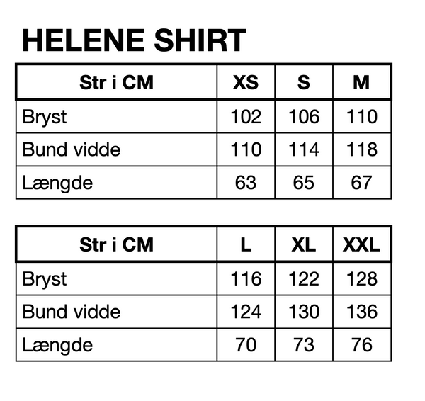 HUNKØN Helene Shirt Shirts Blue
