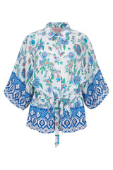 HUNKØN Helene Shirt Shirts Blue