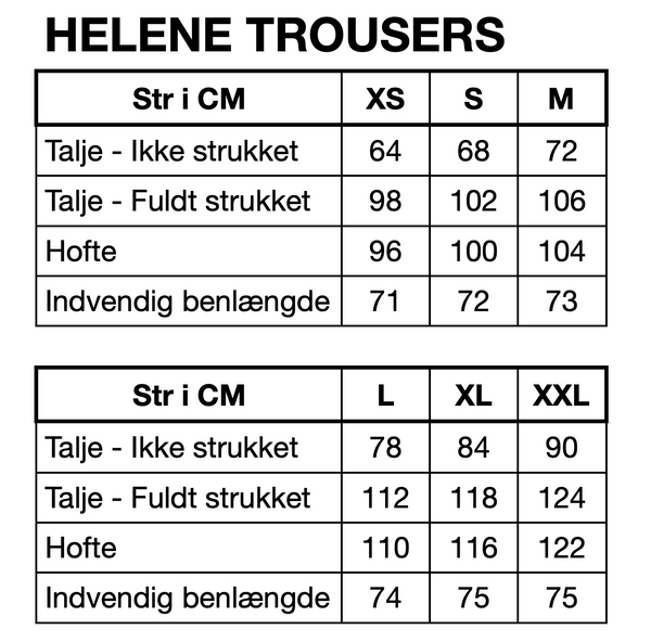 HUNKØN Helene Trousers Trousers Blue