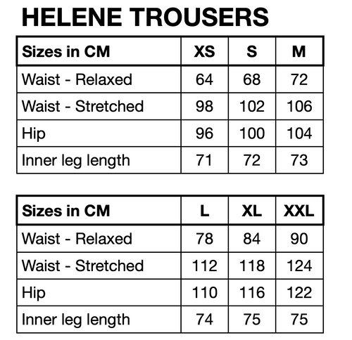 HUNKØN Helene Trousers Trousers Blue