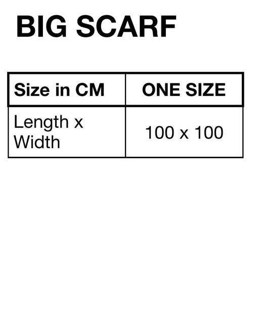 HUNKØN Iconica Big Scarf Accessories Iconica Art Print