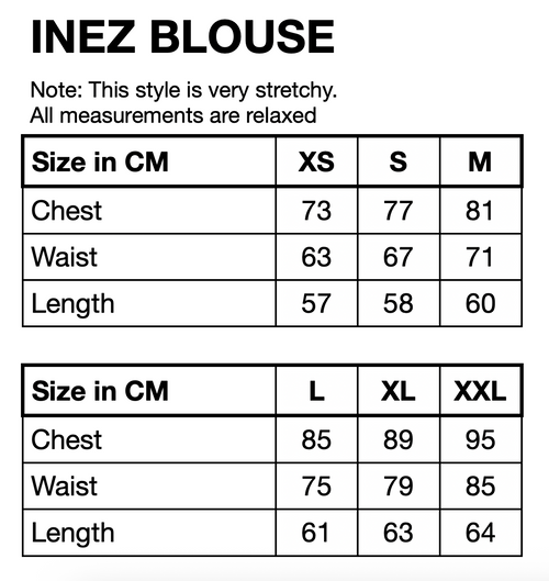 HUNKØN Inez Blouse Blouses Black