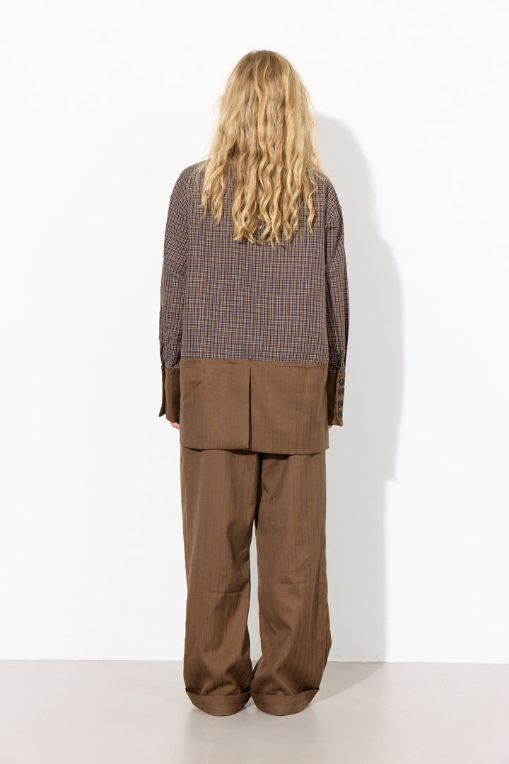 HUNKØN Irena Trousers Trousers Brown