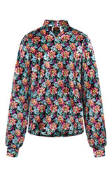 HUNKØN Iza Velour Blouse Blouses Flowerbomb Art Print