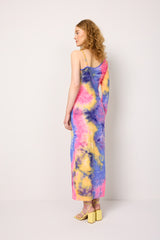 HUNKØN Joan One Shoulder Dress Dresses Tie dyed