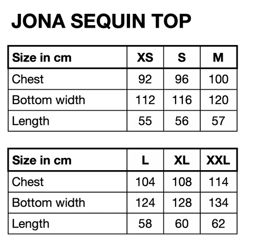 HUNKØN Jona Sequin Top Tops Chestnut