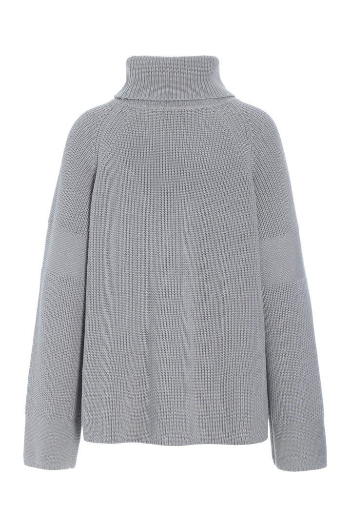 HUNKØN Jules Knit Blouse Blouses Grey