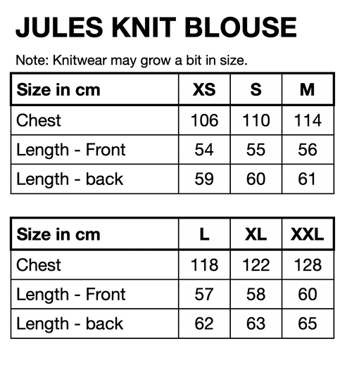 HUNKØN Jules Knit Blouse Blouses Red