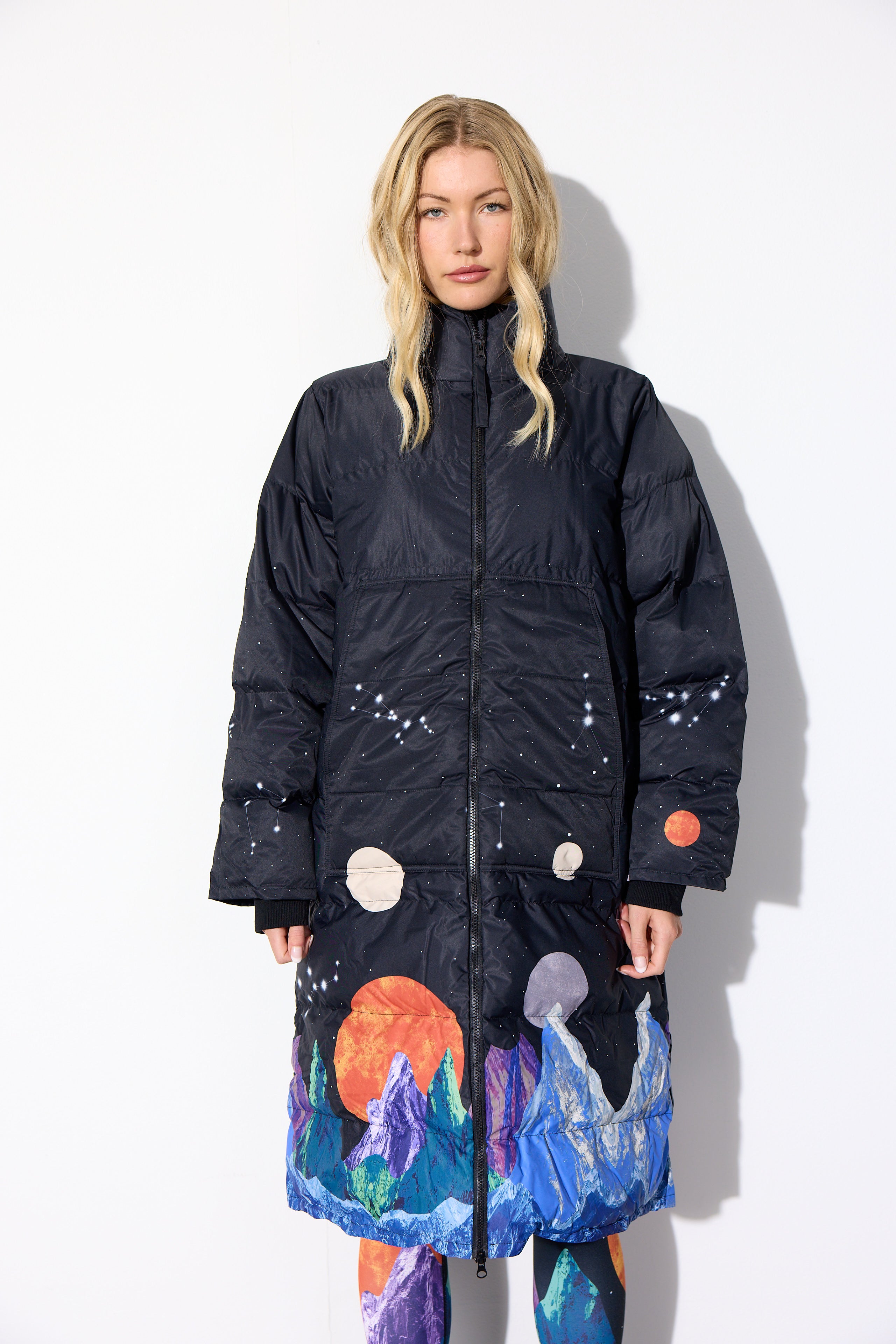 HUNKØN Justice Jacket Jackets Outer Space Art Print