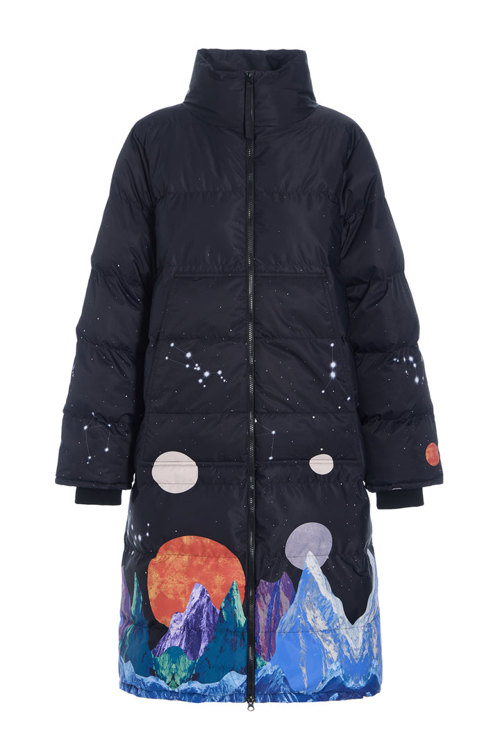HUNKØN Justice Jacket Jackets Outer Space Art Print