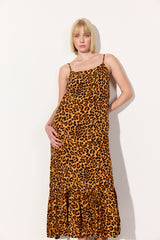 HUNKØN Kate Dress Dresses Leopard