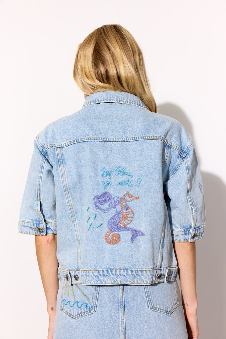 HUNKØN Kenna Denim Jacket Jackets Light Denim