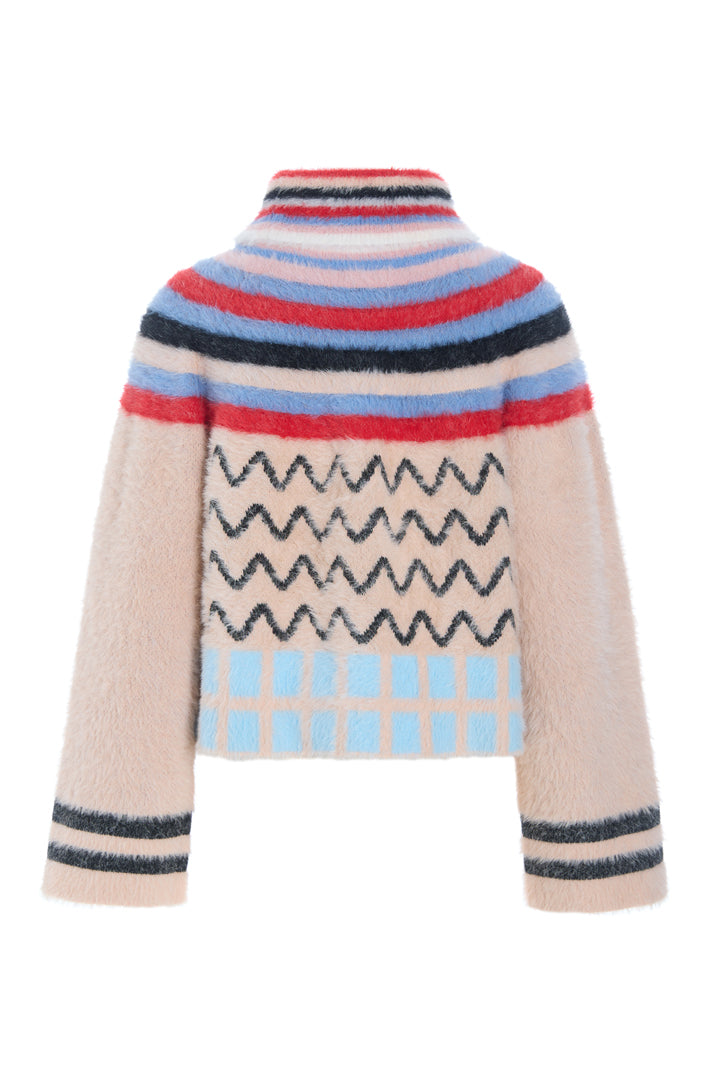 HUNKØN Kitti Knit Blouse Blouses Loud Leo