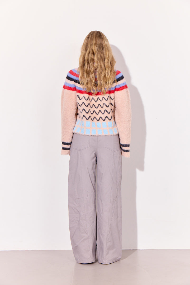HUNKØN Kitti Knit Blouse Blouses Loud Leo
