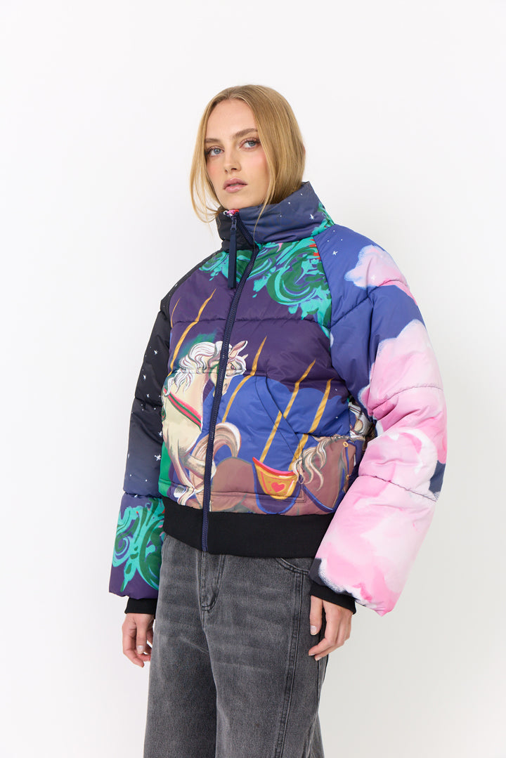 HUNKØN Kiwi Bomberjacket Jackets Dream Fairground Art Print