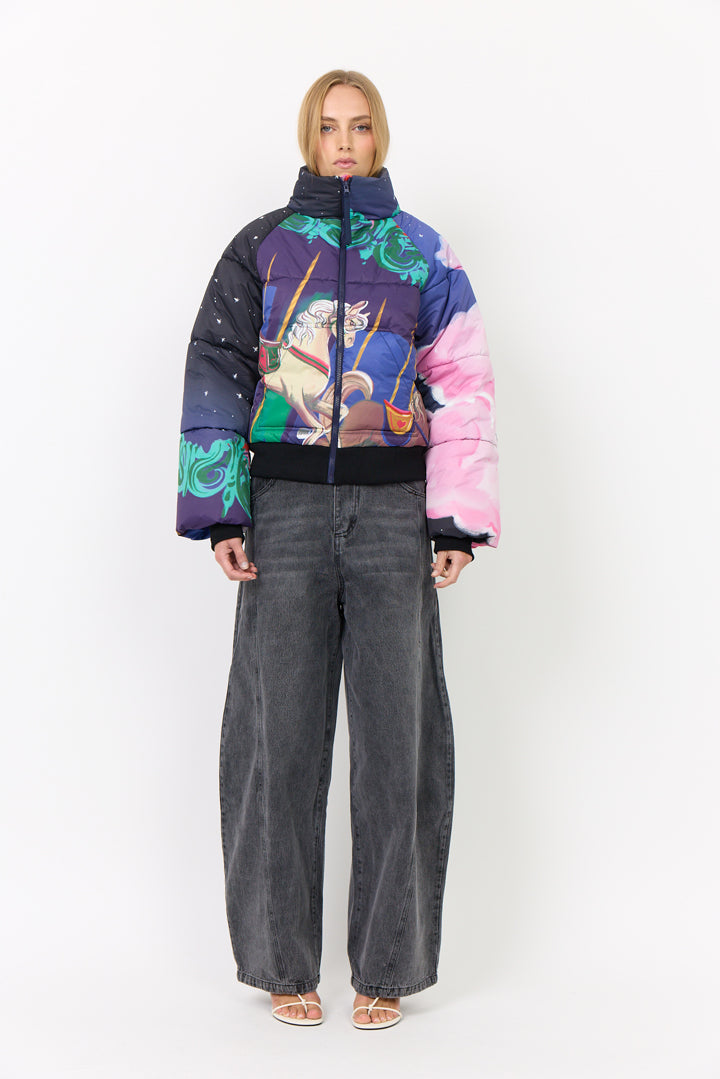 HUNKØN Kiwi Bomberjacket Jackets Dream Fairground Art Print