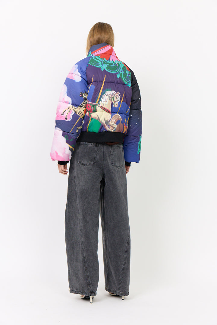 HUNKØN Kiwi Bomberjacket Jackets Dream Fairground Art Print