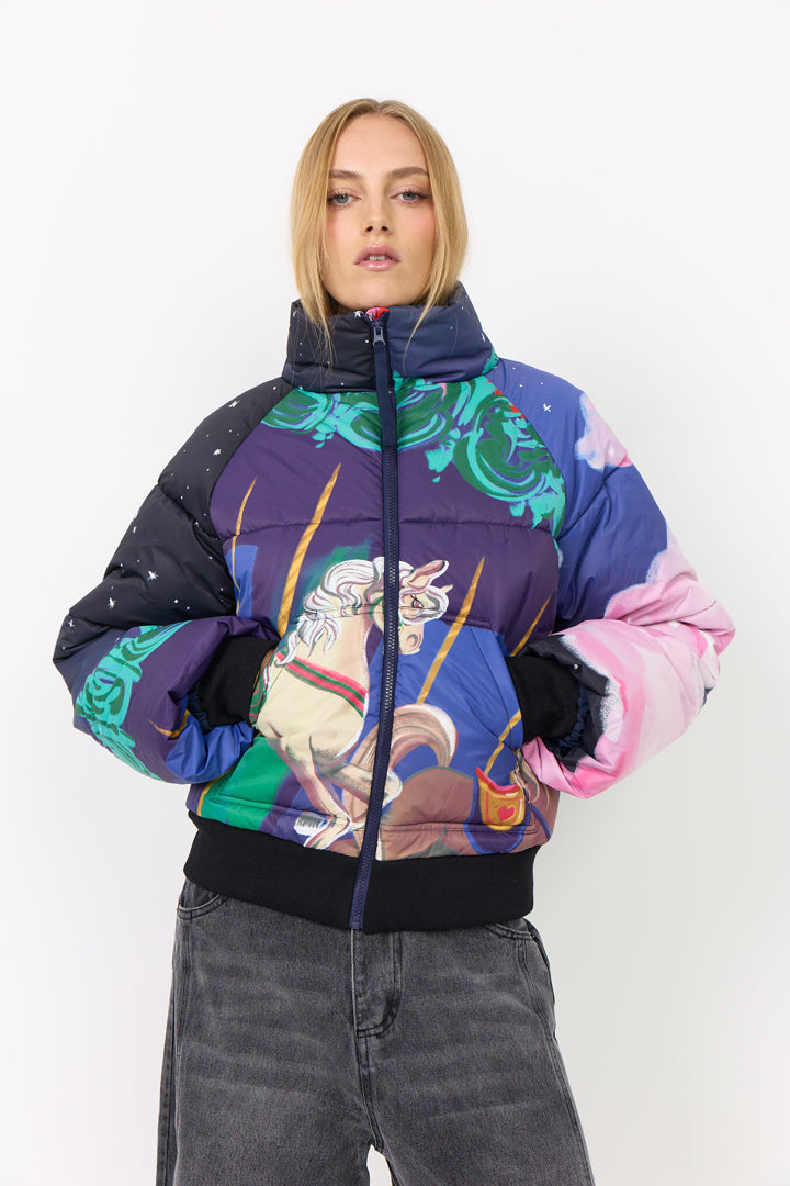 HUNKØN Kiwi Bomberjacket Jackets Dream Fairground Art Print