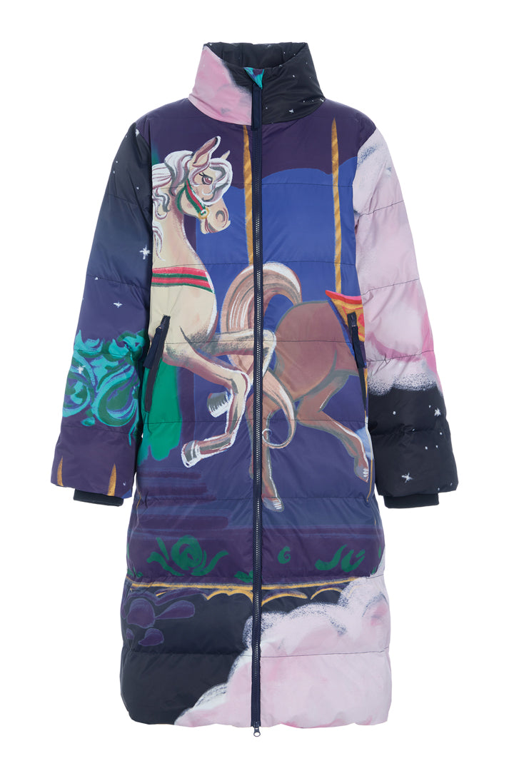 HUNKØN Kiwi Coat Coats Dream Fairground Art Print