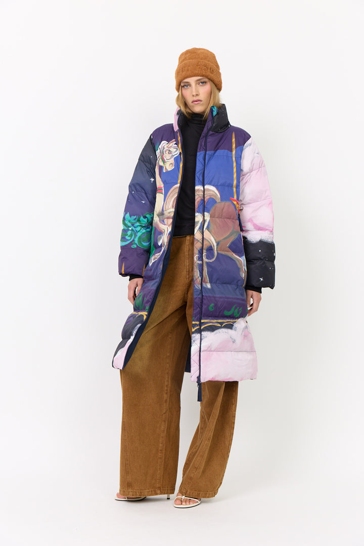 HUNKØN Kiwi Coat Coats Dream Fairground Art Print