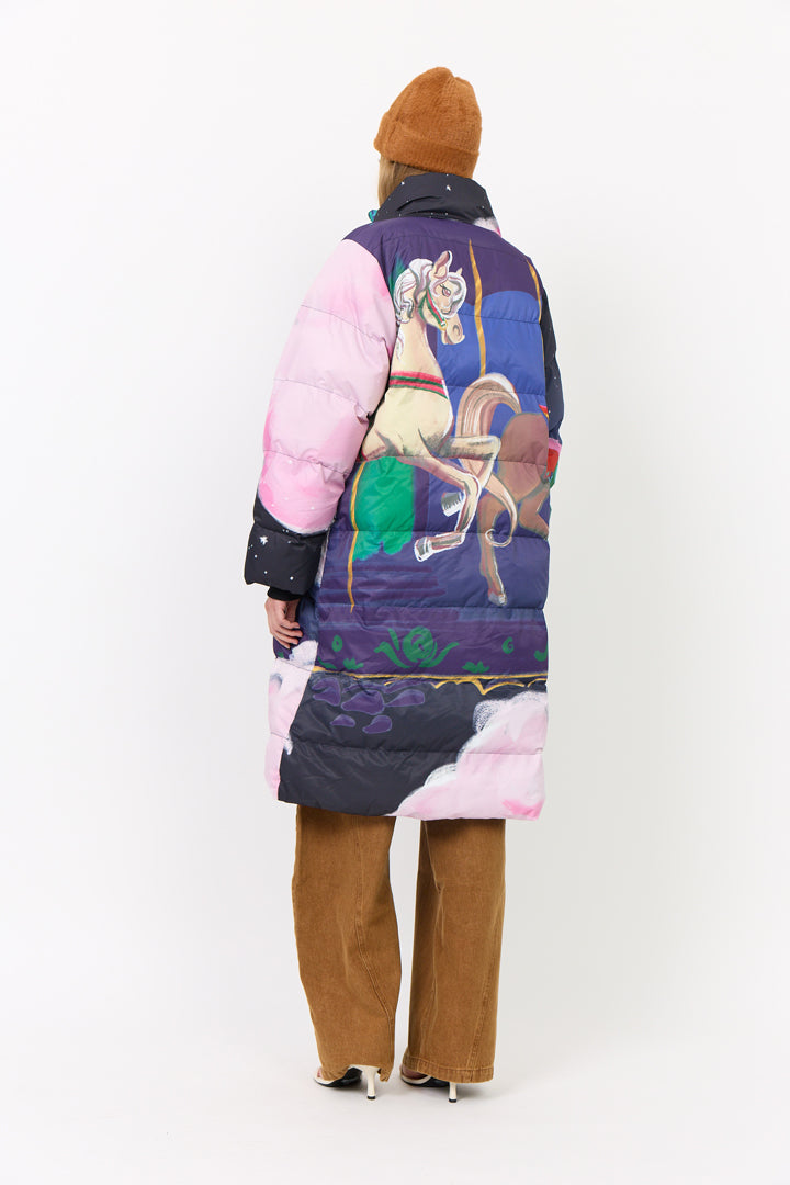HUNKØN Kiwi Coat Coats Dream Fairground Art Print