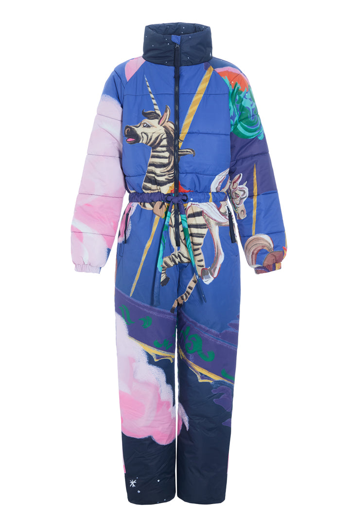 HUNKØN Kiwi Snowsuit Jumpsuits Dream Fairground Art Print