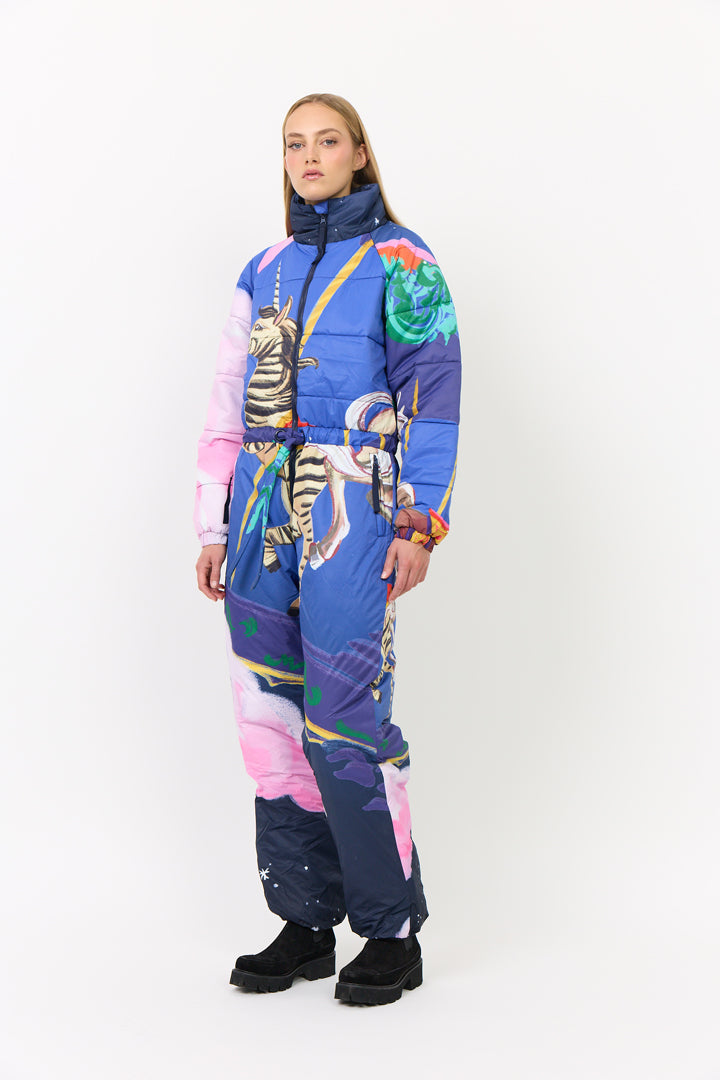 HUNKØN Kiwi Snowsuit Jumpsuits Dream Fairground Art Print