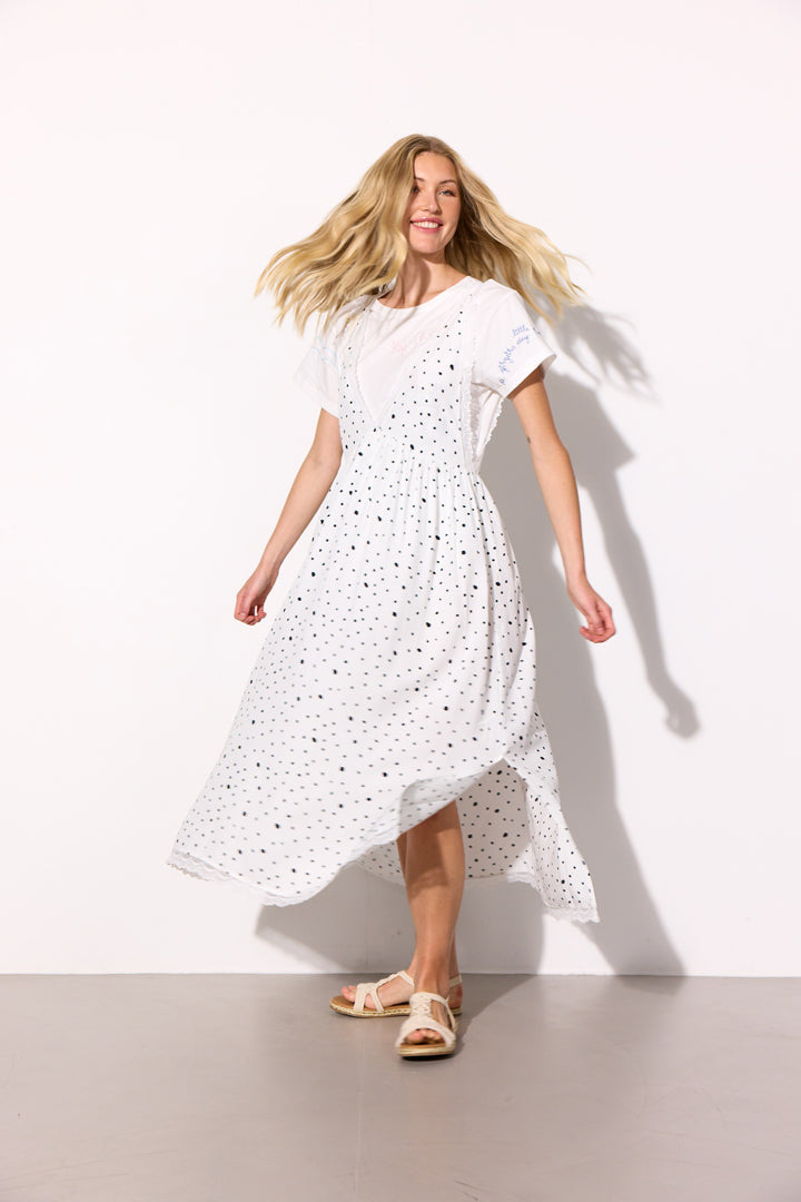 HUNKØN Kris Dress Dresses White
