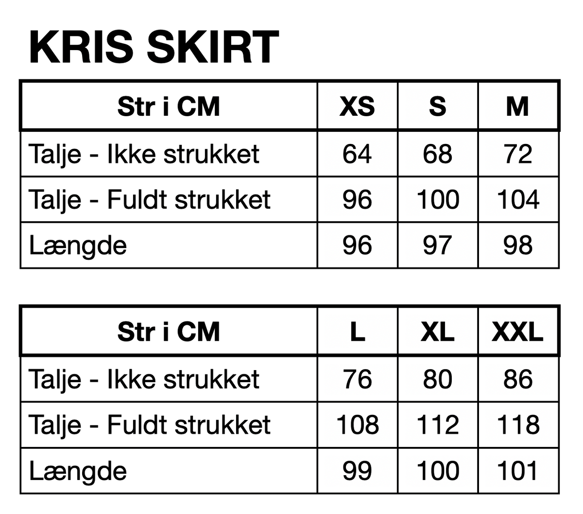 HUNKØN Kris Skirt Skirts White