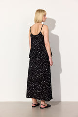 HUNKØN Kris Top Tops Black w/White dots